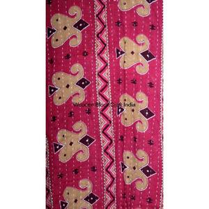 Handmade 100% Organic Cotton Kantha Jacket for Women Vintage Festival Fashion Quilted Short <b>Kimono</b> Sleepwear Spring - Product Image 4