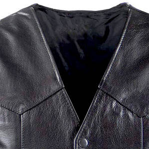 Chaleco de cuero de estilo personalizado de alta calidad transpirable para hombre, ropa informal para exteriores, el mejor producto - Product Image 5