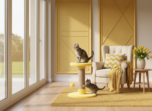 Grattoir pour chat Amistar Lemonchik de haute qualité pour chats de toutes races et tailles. - Product Image 3