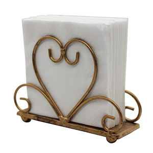 High Quality Galvanized Metal Tissue <b>Napkin</b> <b>Holder</b> for Tableware & Kitchen Countertop for Parties - Product Image 3