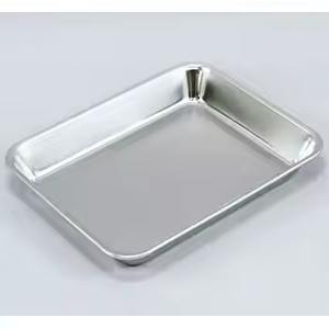 Bandeja de servicio de comida galvanizada resistente de grado comercial, diseño ecológico hecho a mano para hoteles, banquetes, comedor al aire libre - Product Image 2