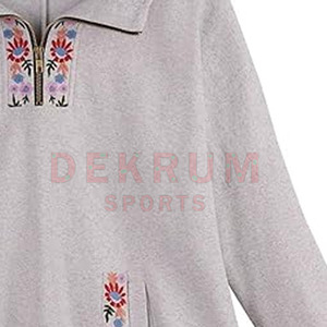 Sudaderas con Bordado para Mujer Hechas en Pakistán, Ropa de Moda de Invierno, Talla Grande, Color y Logotipo Personalizados, Nuevo Diseño - Product Image 4