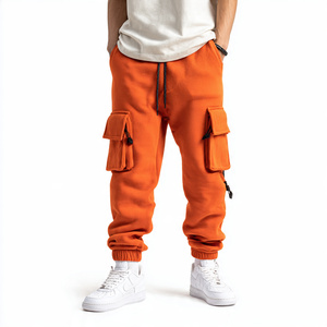 Baggy Cargo <b>Fleece</b> Sweatpants Men's Winter 6 Pocket <b>Fleece</b> <b>Trouser</b> Pajama Jogger 500 GSM <b>Fleece</b> Cargo Sweatpants Mens - Product Image 3