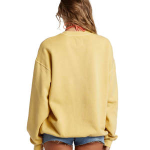 Sudaderas Ecológicas de Poliéster/Algodón para Mujer, Nuevo Diseño, Ropa Casual, Color Sólido, Transpirable, Estampado, Lavado Ácido - Product Image 2