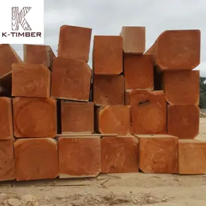 Bûche carrée Sipo de l'Afrique fournisseur plancher de bois dur matières premières bûche de bois palette en bois planches de bois panneau bois