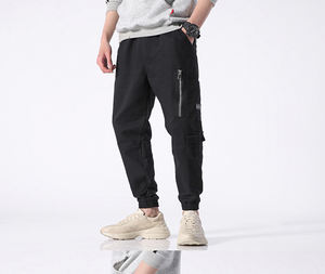 2025 personnalisé hommes pantalons coniques kaki cargo pantalons de jogging hommes jogger pantalons de survêtement pantalons de sport réfléchissants pour la sécurité de la mode - Product Image 2