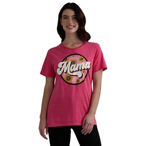 Confortable à la mode imprimé O cou femmes grande taille graphique t-shirts Design personnalisé élégant imprimé t-shirts pour les femmes - Product Image 2