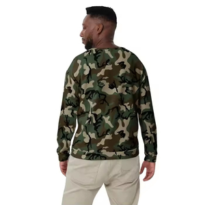Sweat-shirt à manches longues pour homme, style camouflage, décontracté, col rond, pull-over léger, doux, uni, pour homme - Product Image 2