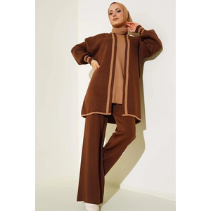 Nueva temporada mujer invierno ropa islámica Abaya vestido Kaftan túnica Dubai musulmán islámico moda turco hecho vestidos islámicos - Product Image 1