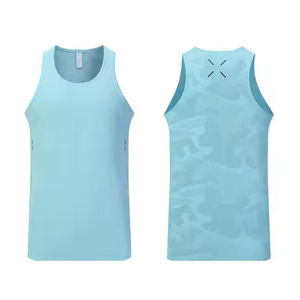 Camisetas de gimnasio en blanco al por mayor para hombres elaboradas con una tela gruesa de mezcla de algodón que ofrece comodidad y durabilidad para el levantamiento de pesas - Product Image 6