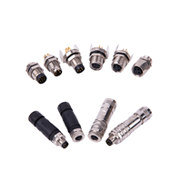Conector Hembra Tipo Y M12 M8, Acoplador en T, IP67 Impermeable, Montaje en Panel, Receptáculo, Certificado CE