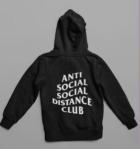 SHEMAX 2024 CALIDAD SUPERIOR VENTA CALIENTE OEM FABRICANTE AL POR MAYOR HECHO EN PAKISTÁN ANTI SOCIAL DISTANCIA SOCIAL CLUB HOODIE - Product Image 2