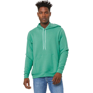 Sweat à capuche unisexe rouge en polaire décontracté avec poche kangourou, coupe décontractée, style streetwear, vêtement d'hiver - Product Image 5