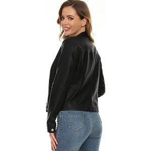 Chaqueta de cuero Moto Personalizada Chaqueta de cuero de alta calidad Hombres Estilo OEM - Product Image 4