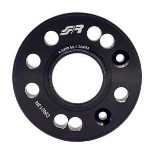 2 espaciadores de rueda negros de 20 mm 4/5x98 con centrado 58.1 con bull. - Product Image 2