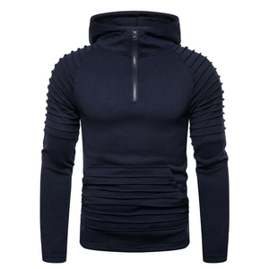 Sweat à capuche unisexe de haute qualité 350 g/m² personnalisé à manches longues, hiver, devant uni, lavé, respirant, homme, 100 % coton molletonné - Product Image 5
