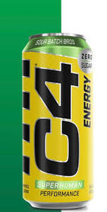 Buy C4 Energy Drink Original Yellow Energy Drink, 16 Fl Oz, 4 Pack and 12 Packs Wholesale 250ml Can Vitamin Energy Drinks - Product Image 5