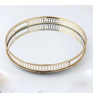 ถาดกระจกสำหรับตกแต่งบ้านโรงแรมคริสต์มาสสำหรับตกแต่งบ้านของขวัญงานแต่งงานของขวัญเสิร์ฟถาด - Product Image 6