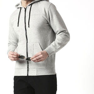 Nouveauté : sweats à capuche zippés pour hommes, 100% coton, surdimensionnés, tricotés, épais, respirants, personnalisés, fabriqués au Pakistan, hiver - Product Image 1