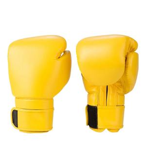 Gants de boxe en cuir sur mesure les plus vendus, avec lacets et patchs élégants, équipement d'entraînement d'arts martiaux - Product Image 5