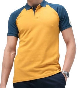 Men's Solid Quick Dry Breathable Short Sleeve Polyester/Cotton Custom Logo High Street Shirt for Gym Wear - Product Image 1