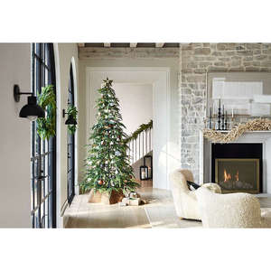 Tienphong, venta al por mayor, collar de árbol de Navidad de estrella tejida Noel, collar de árbol de Navidad de mimbre Natural hecho a mano | Decoración ecológica - Product Image 2