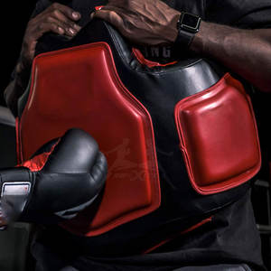 Protecteur de corps de boxe avec mousse haute densité pour la sécurité de la poitrine et des côtes Garde-poitrine durable pour la boxe et le kickboxing - Product Image 6