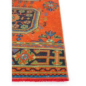 Vintage Large Area Hand Knotted Wool Rug Red & Orange Geometric Pattern for Home Living Room Rectangle Hallway <b>Carpet</b>-Pae-2505 - Product Image 4