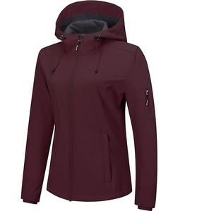 Chaquetas Softshell consolidadas impermeables y ligeras de Color negro liso, forro de seda, informal, para Primavera, senderismo al aire libre, reflectante - Product Image 6