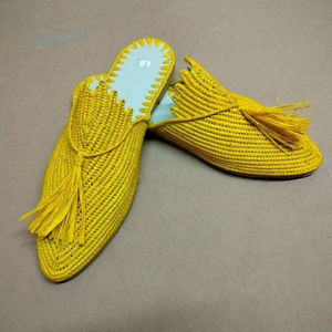 Sandalias y Zapatillas de Rafia Hechas a Mano en Marruecos, Económicas y Ecológicas, Calzado Tejido para Hombre y Mujer, Venta al Por Mayor Directa de Fábrica - Product Image 1