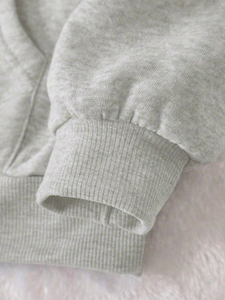 Pull à capuche à motif solide pour hommes Sweat-shirt polaire d'hiver Style uni/vierge Pull-over et sweat-shirts à capuche - Product Image 4