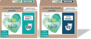 ผ้าอ้อมสำหรับเด็กแบบไฮบริดแท้สำหรับแพมเพิสขนาด xxl/xxxl วัสดุคอตตอนพิมพ์ลายกันรั่ว - Product Image 4