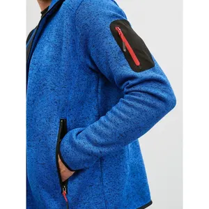 Veste en molleton tricotée personnalisée pour homme, sweats à capuche et sweat-shirts promotionnels - Product Image 6