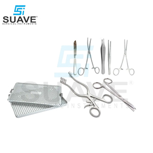 Kit quirúrgico veterinario OEM de 28 piezas animales cirugía veterinaria herramientas de acero inoxidable por instrumentos quirúrgicos SUAVE - Product Image 6