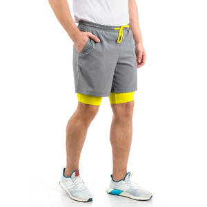 MOQ bajo Tela suave de alta calidad Pantalones cortos para correr de secado rápido para hombres Pantalones cortos de doble capa hechos a medida para actividades al aire libre - Product Image 5