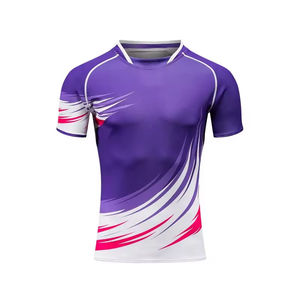 Camiseta de fútbol de rugby Peso pesado para polo con impresión por sublimación Conjunto de uniformes de rugby para mujer Camiseta de rugby de peso pesado - Product Image 3