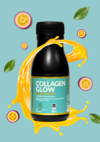 Direct leverbaar: EUREKA Malaysia Blended Collagen Beauty Shot Passievrucht Nootropisch Vitamine B Suiker Vrij 100% Zuiverheid Gesteriliseerd