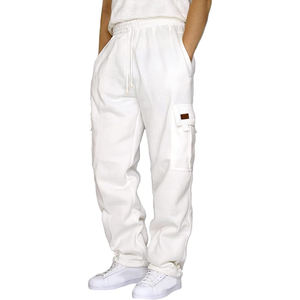 Men's High Quality <b>Slim</b> Fit Gym Sweatpants Stacked <b>Jogger</b> Sport Wear Track Flare Casual Style Lightweight Canvas Washed Pants - Product Image 1