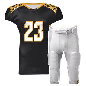 Service OEM de meilleure qualité, uniformes de football américain avec logo personnalisé pour le sport, uniformes de football américain en polyester conçus sur mesure - Product Image 1