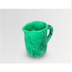 Pichet en résine artisanal, motif tourbillon aquatique, effet marbre, style classique, capacité 1L/1,5L, carafe à eau écologique pour la maison et le bar - Product Image 1