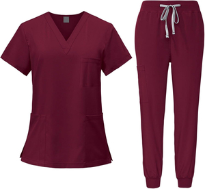 Proveedor de Uniformes Clásicos de Enfermera para Mujer, Conjunto de Dos Piezas de Punto para Uso Hospitalario y Clínico - Product Image 2