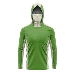 Sweat à capuche de pêche personnalisé à séchage rapide en polyester avec impression par sublimation, faible MOQ, protection UPF 50 - Product Image 1