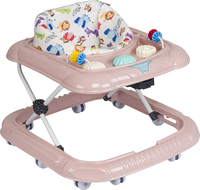 Trotteur Éducatif Pliable Intelligent et Portable Tendance 2024 pour Bébé, 10 Roues Souples Légères, 6-18 Mois, en Fer et Plastique, 5