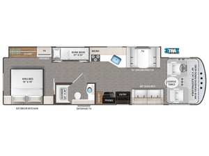 Nuevo Remolque de Campamento 2025 T-h-o-r H-u-r-r-i-c-a-n-e 34J, RV Moderno y Móvil - Product Image 2