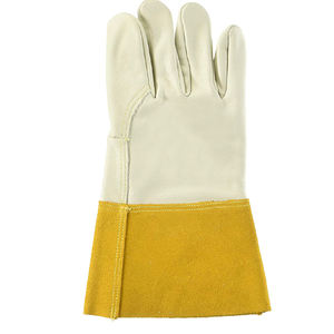 Nuevo 2025 precio de fábrica guante de barbacoa resistente al fuego al calor guantes de soldadura de cuero - Product Image 3