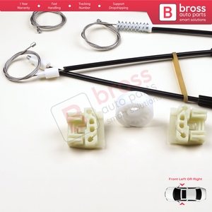 Kit de réparation de lève-vitre électrique BWR557, porte gauche ou droite pour Ibiza MK3 6L1 2002-2008 3 portes HB Coupé 6L3837461 6L3837462 - Product Image 4