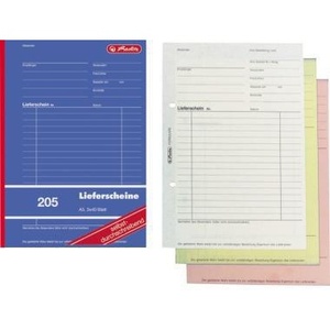 Blocco per Bolle di Consegna Senza Carbonio Herlitz DIN A5 Autocopiante 3 X 40 Fogli - Product Image 1