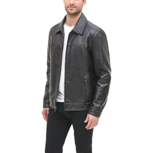 Veste en cuir pour homme, streetwear, imperméable, design personnalisé, fabrication en usine, style unique, qualité supérieure, veste en cuir 100% pur - Product Image 2