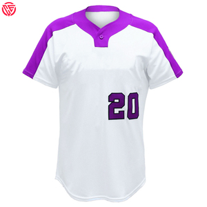 Nueva Llegada, Camisetas de Béisbol Personalizadas con Logotipo, Transpirables, 100% Poliéster, Diseño Personalizado, Impresión Digital - Product Image 1