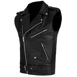 Chaleco de Cuero para Hombre, Precio de Fábrica, Cálido, Transpirable, Impermeable, Cortavientos, 100% Poliéster, Prenda Exterior de Tejido Softshell - Product Image 3